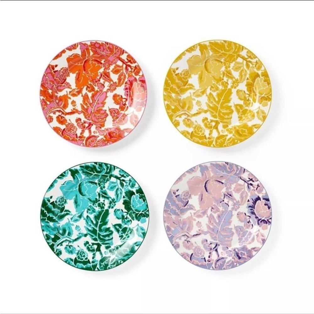 DVF for Target Floral Toile 4pc Salad
Plate Set-Diane Von Furstenberg